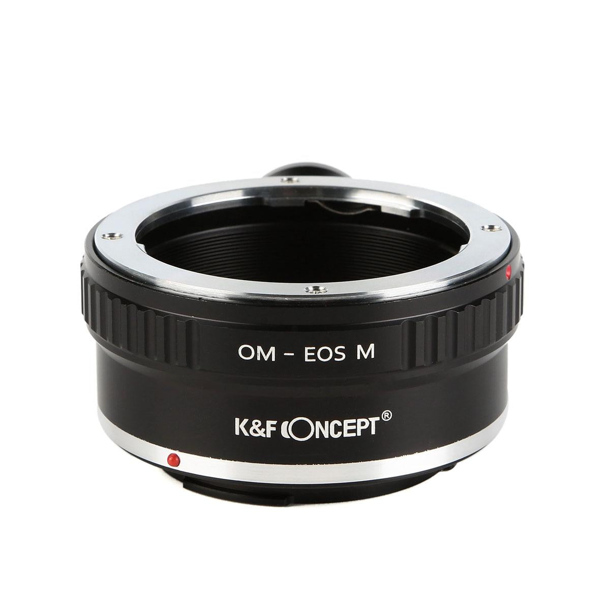 K&F Concept Olympus OM Lenses to Canon EOS M Camera Mount Adapter with Tripod Mount