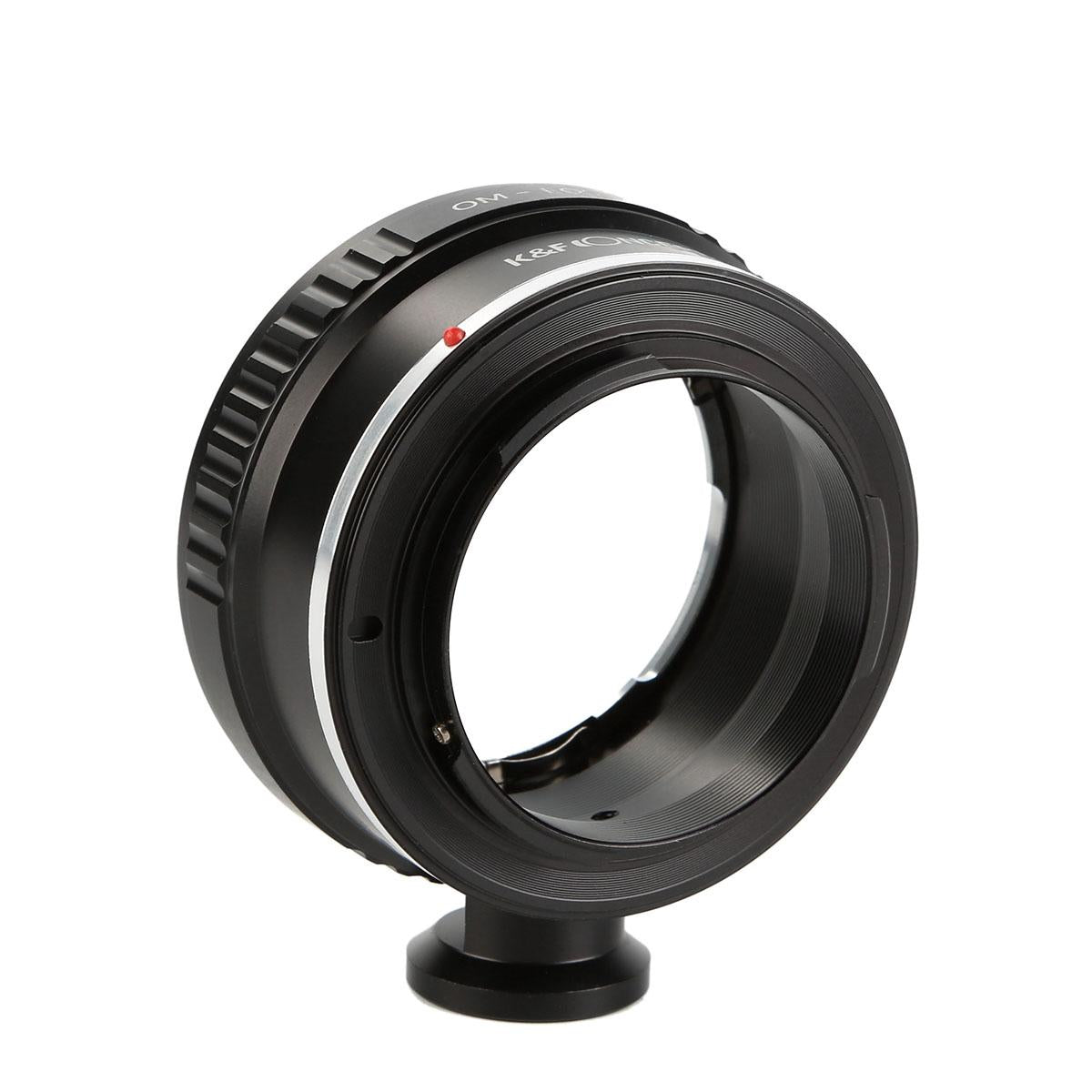 K&F Concept Olympus OM Lenses to Canon EOS M Camera Mount Adapter with Tripod Mount