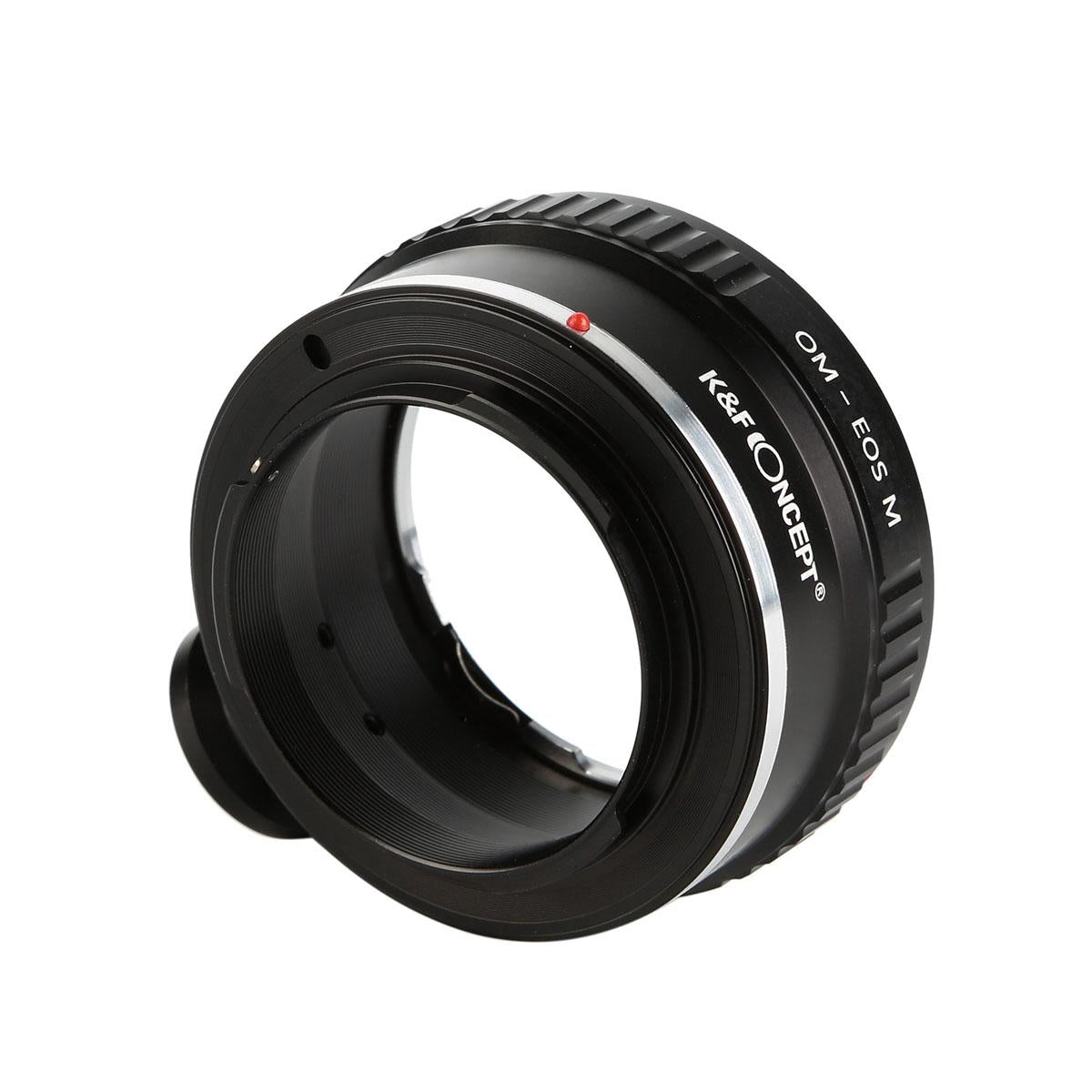 K&F Concept Olympus OM Lenses to Canon EOS M Camera Mount Adapter with Tripod Mount