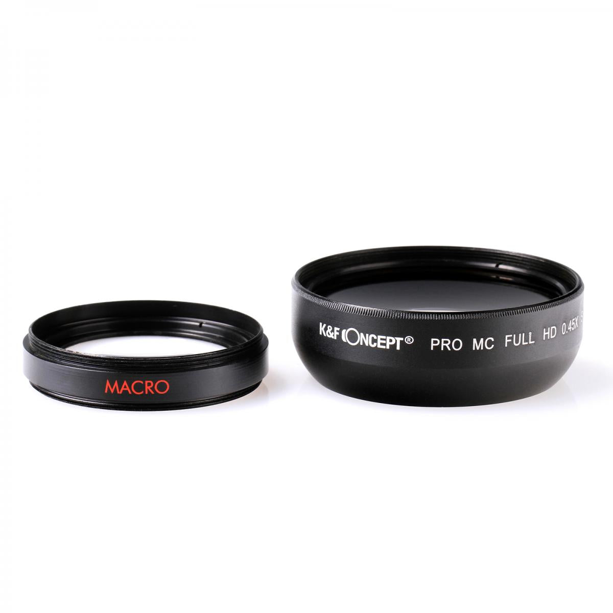 K&F Concept 58mm Fisheye Lens 0.45X HD Wide Angle with Macro Close Up