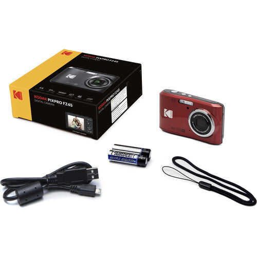 Kodak PIXPRO FZ45 16MP Digital Camera - Red