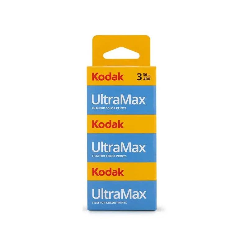Kodak Ultra Max 400 36 Exposure 35mm Colour Film - 3 Pack front angle