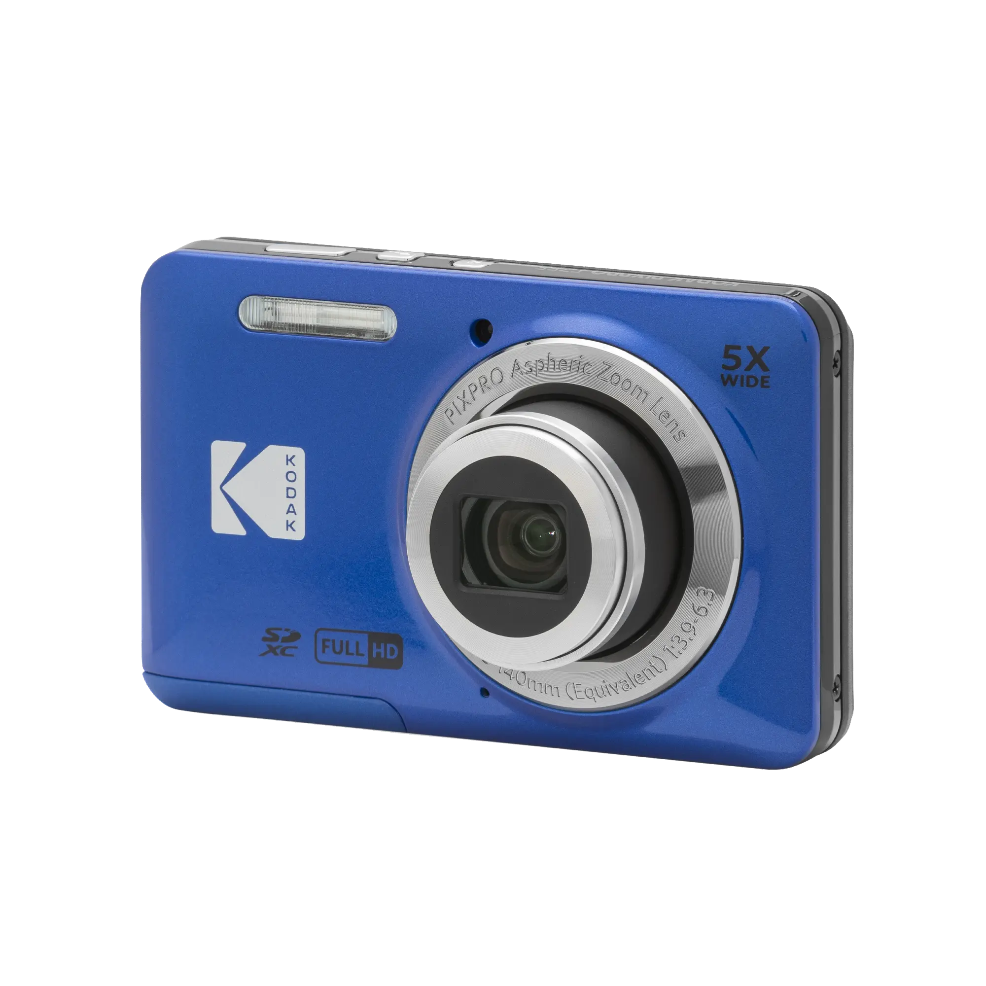 Kodak PIXPRO FZ55 16MP 5x Zoom Compact Camera - Blue