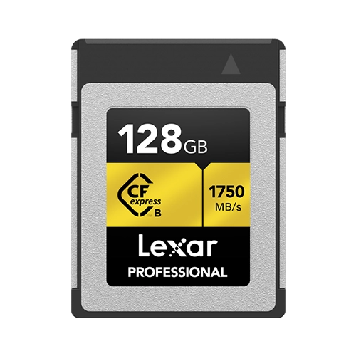 Lexar® Professional CFexpress™ Type B Card GOLD Series – 128gb front