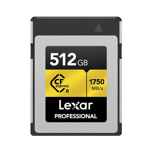 Lexar® Professional CFexpress™ Type B Card GOLD Series - 512gb front