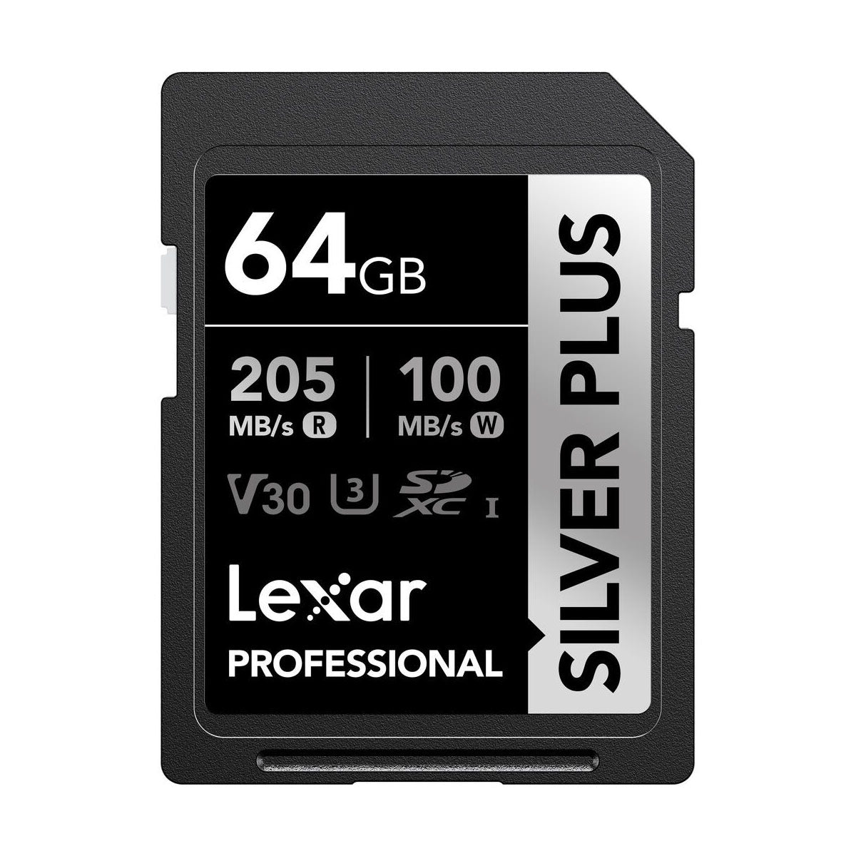 Lexar® Professional Silver Plus SDXC™ UHS-I Card - 64gb