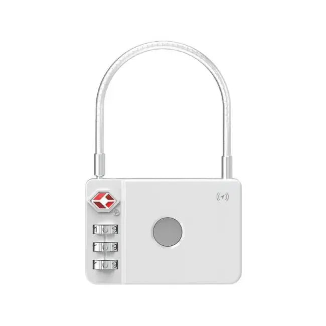 MiLi MiLock Combination Padlock Item Locator Apple "Find My" Compatible - White