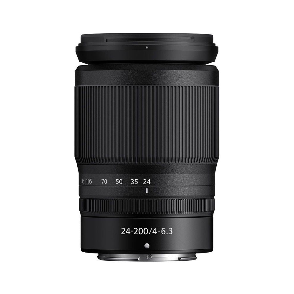 Nikon NIKKOR Z 24-200mm f4-6.3 VR Z Mount Lens top angle 2