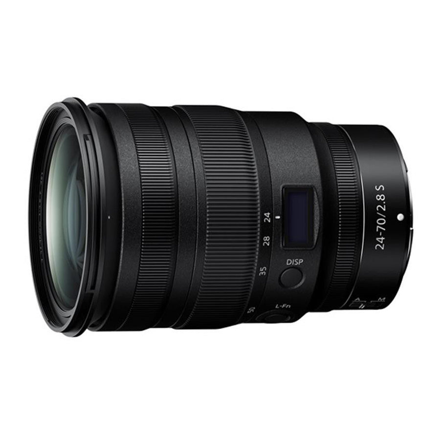 Nikon NIKKOR Z 24-70mm f2.8 S lens side angle