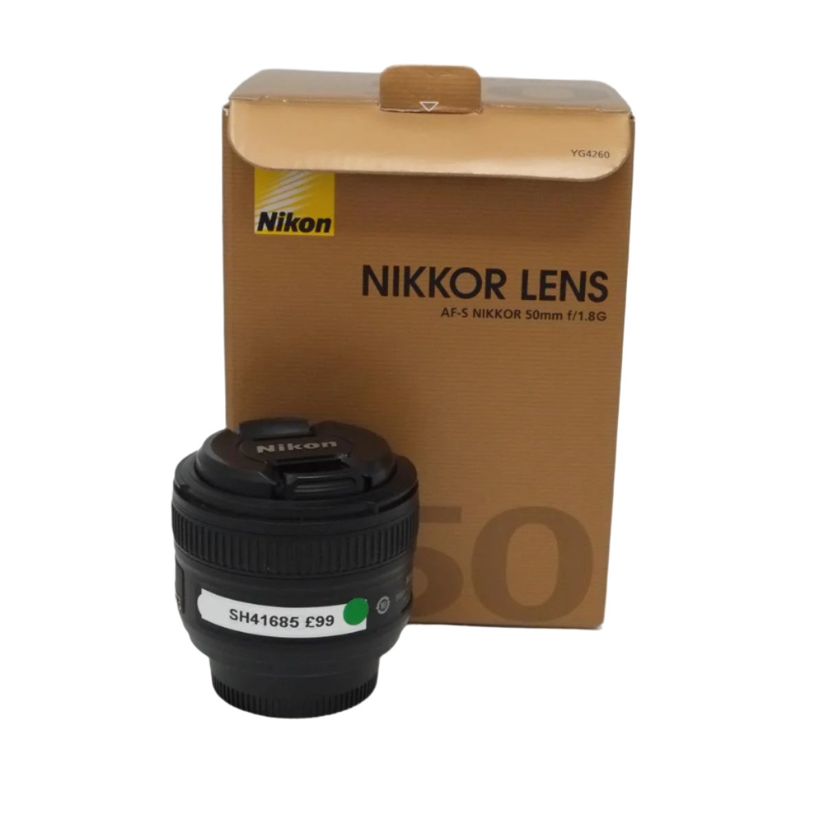 Used Nikon AF-S 50mm F1.8G Lens (Boxed SH41685)