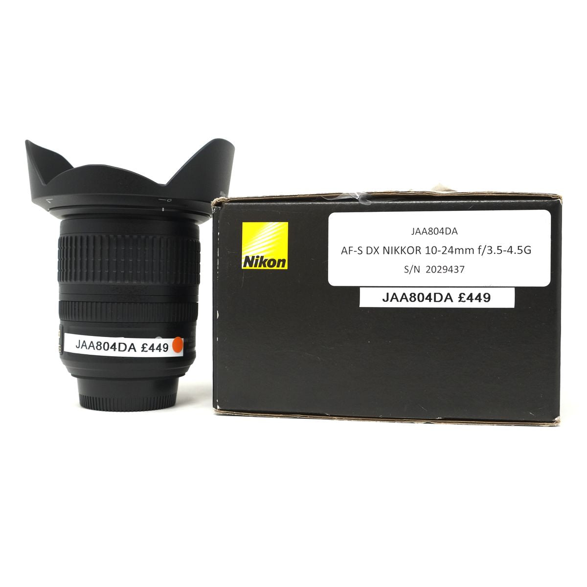 Refurbished Nikon AF-S DX Nikkor 10-24mm F3.5-4.5G (JAA804DA)