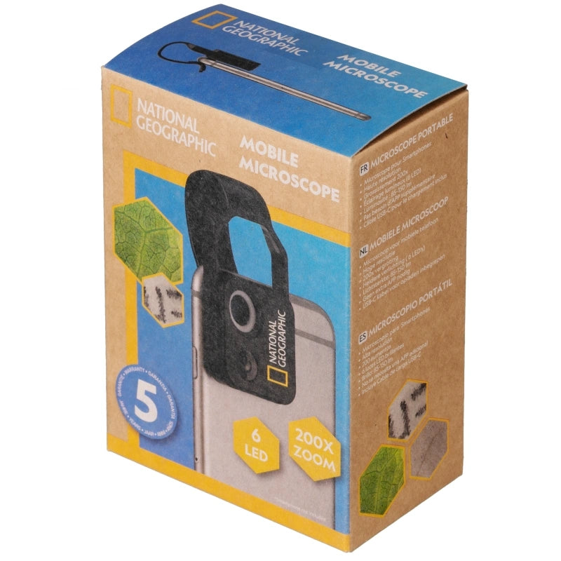 National Geographic 200x Smartphone Microscope with CPL