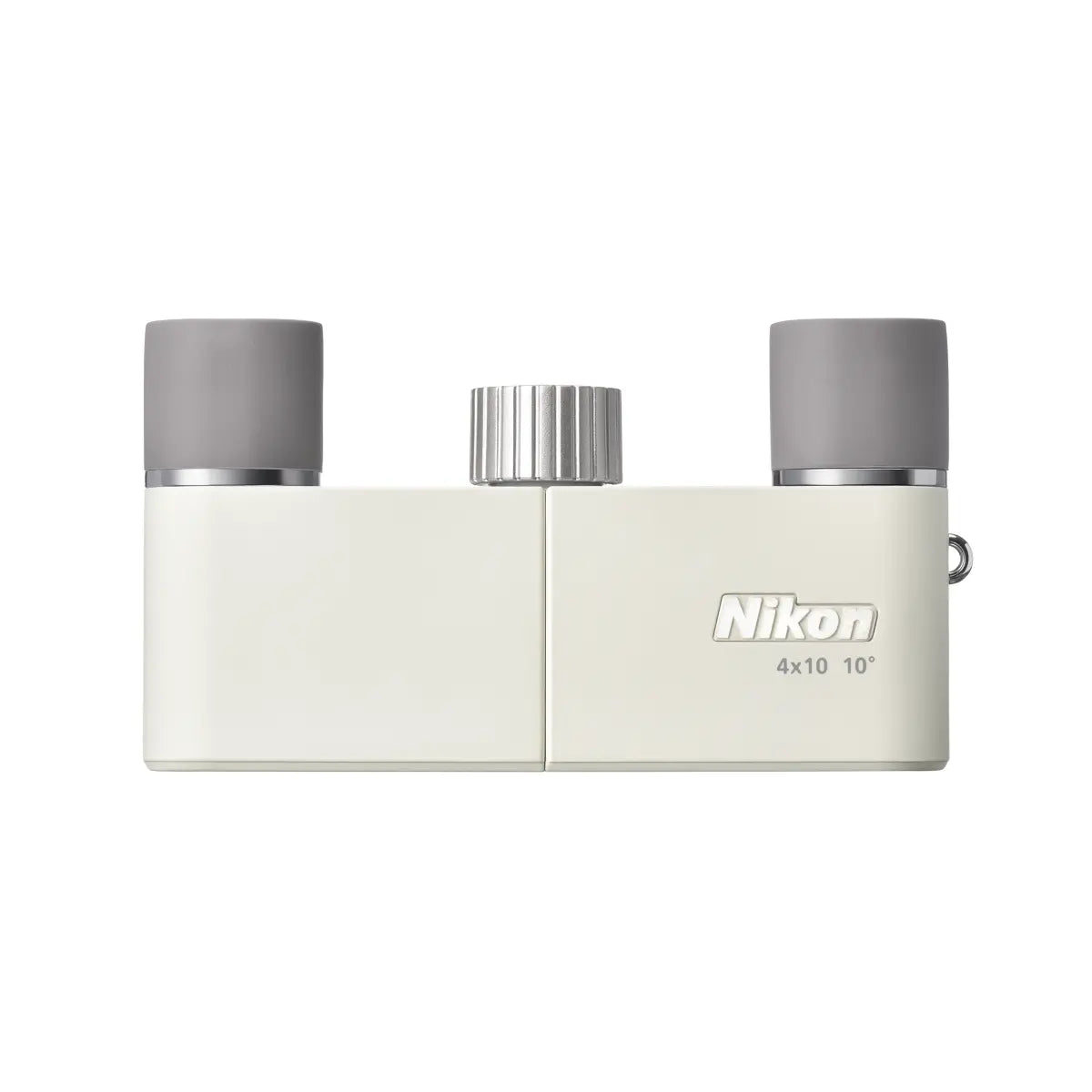 Nikon binoculars with gray lenses on a white background