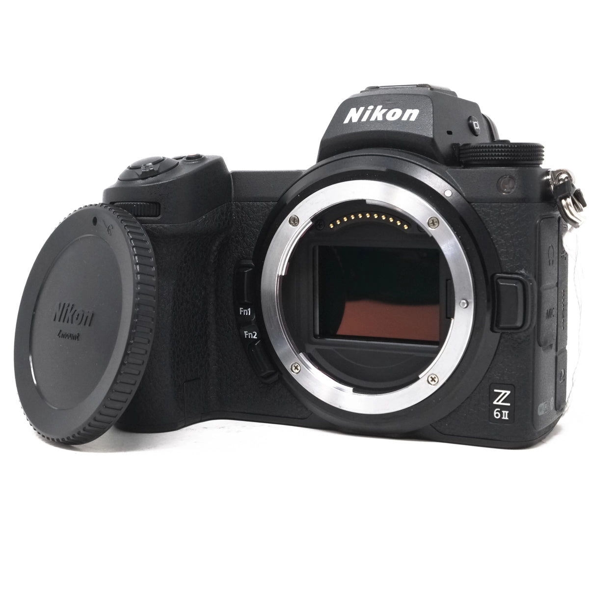 Nikon UK Refurbished Nikon Z6II Essential Movie maker Kit - Nikon Z6 II front angle without body cap 