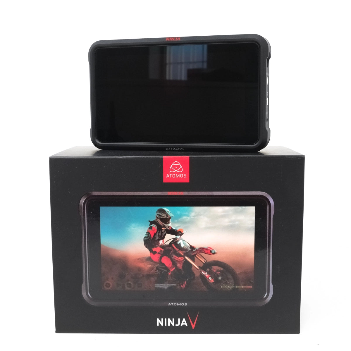 Nikon UK Refurbished Nikon Z6II Essential Movie maker Kit - Atomos Ninja V front angle with original box 