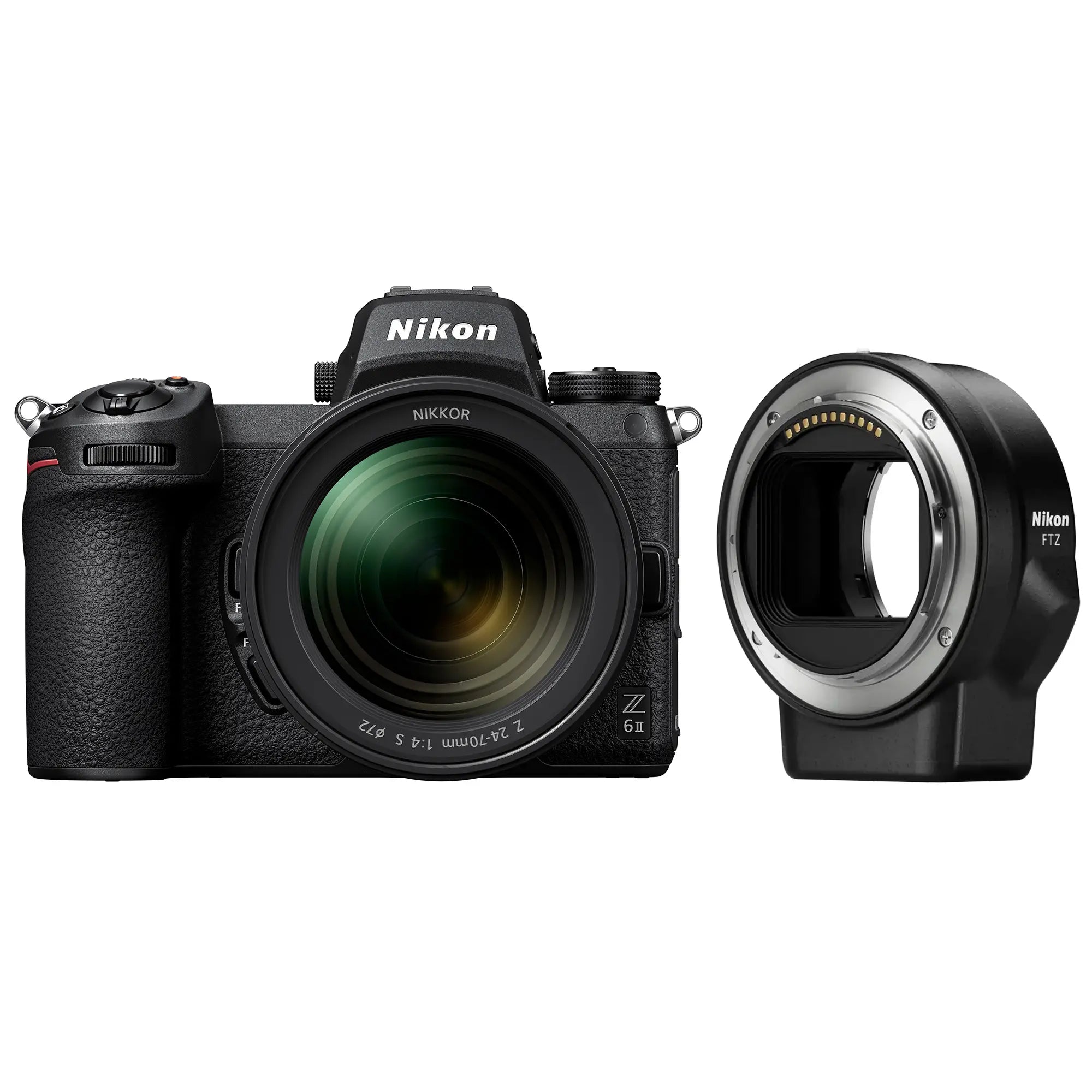Nikon Z6 II Mirrorless Digital Camera with 24-70mm f/4 Lens and FTZ Adapter