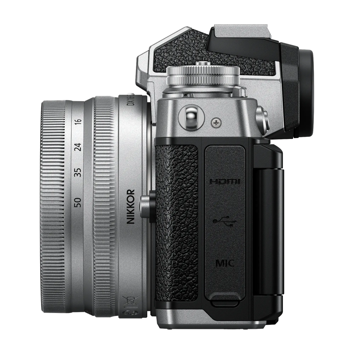 Nikon Z FC Kit with NIKKOR Z DX 16–50mm f/3.5–6.3 VR Lens - Silver Nikon Z FC Kit with NIKKOR Z DX 16–50mm f/3.5–6.3 VR Lens - Silver