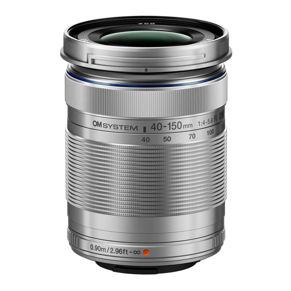 OM System Olympus 40-150mm F4-5.6 R Lens - Silver | MFT