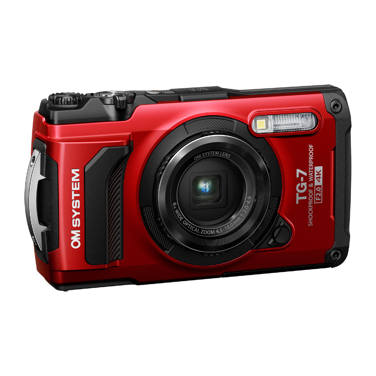 OM System TG-7 Tough Camera - Red