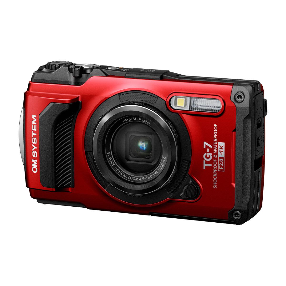 OM System TG-7 Tough Camera - Red