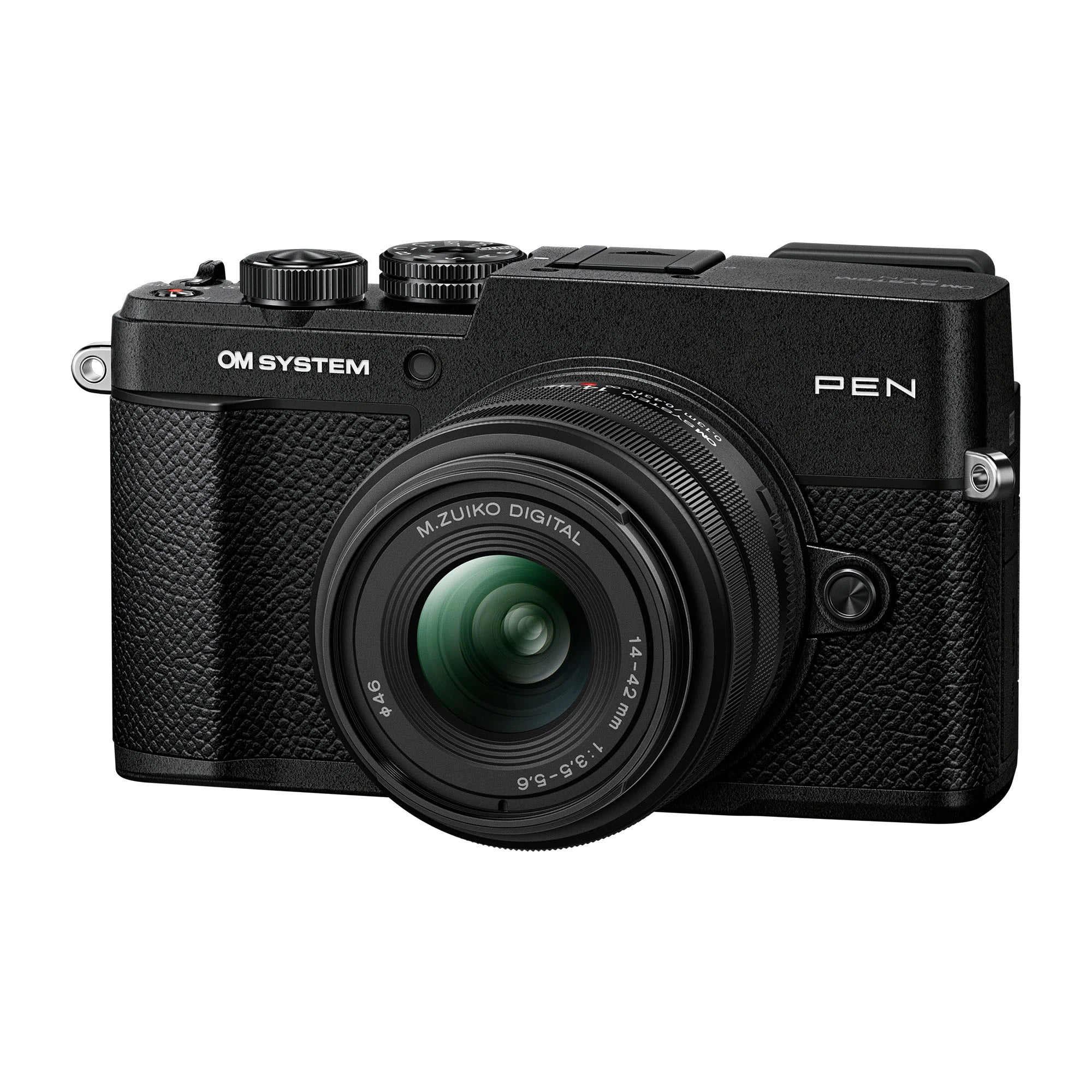 OM-System PEN with M.Zuiko Digital 14-42mm F3.5-5.6 III Lens – Black