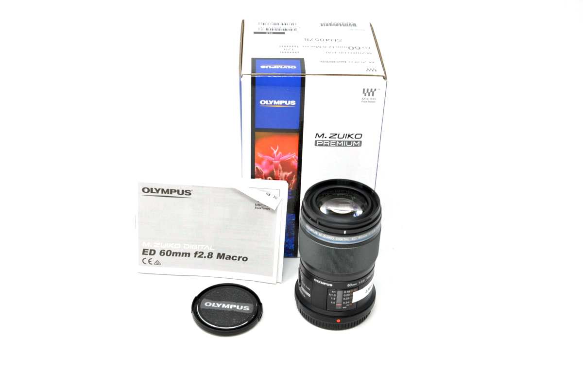 Used Olympus M.Zuiko Digital ED 60mm F2.8 Macro lens (Boxed SH40578)