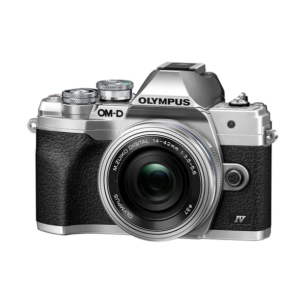 OM System E-M10 Mark IV with 14-42mm EZ Lens - Silver