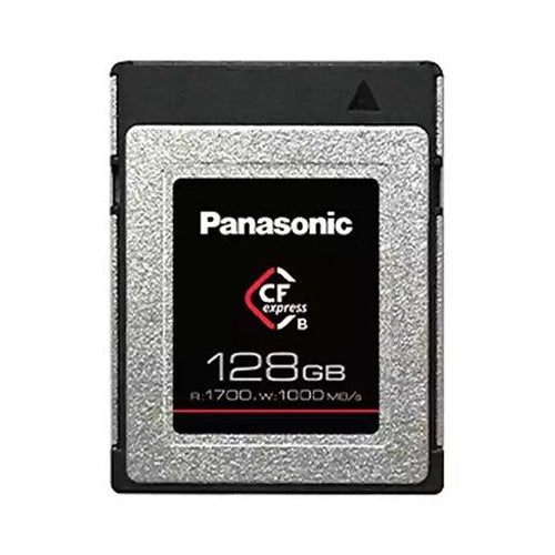 Panasonic CFexpress Type B Memory Card - 128GB (RPCFEX128) front angle