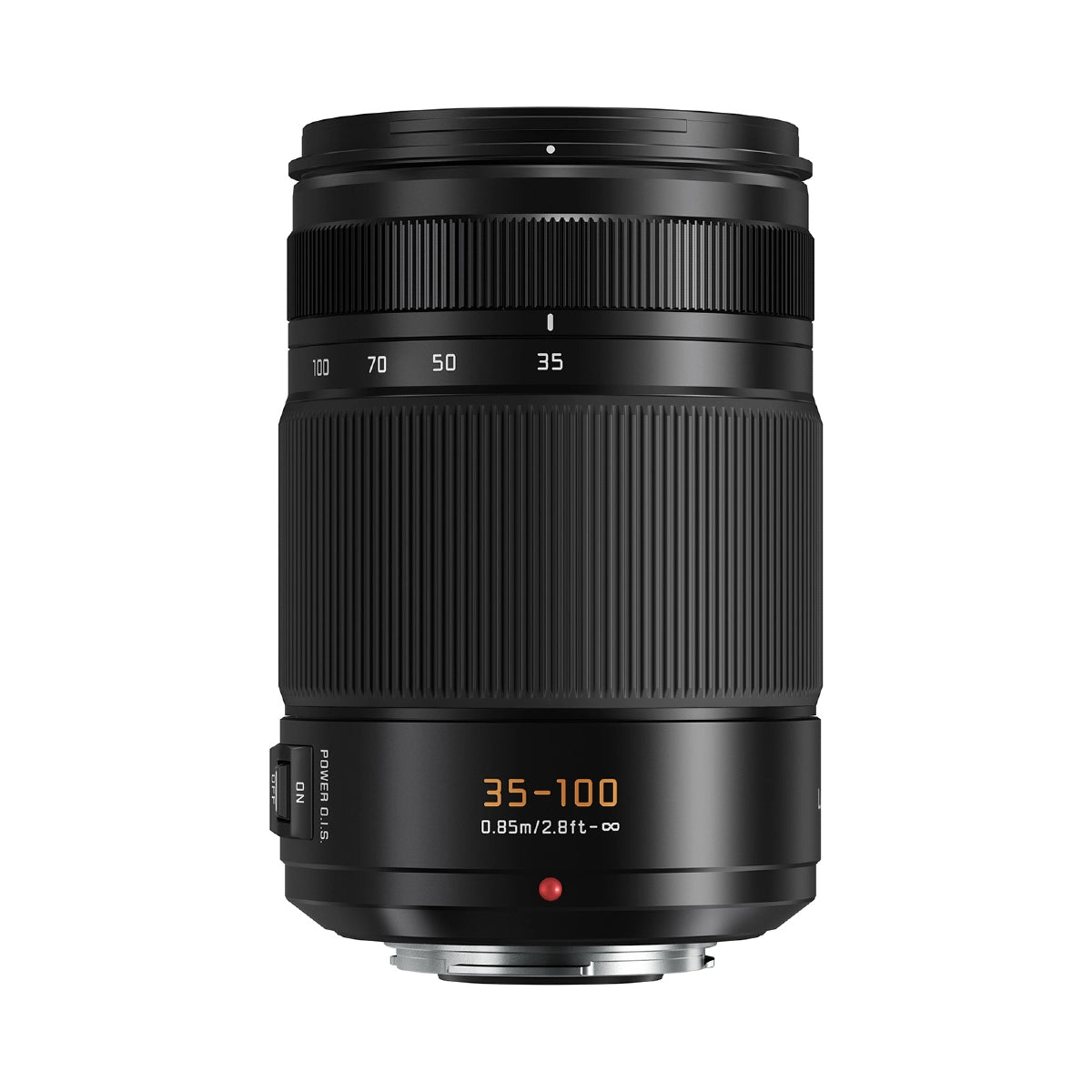 Panasonic Leica Elmarit 35-100mm f/2.8 Lens top angle 2