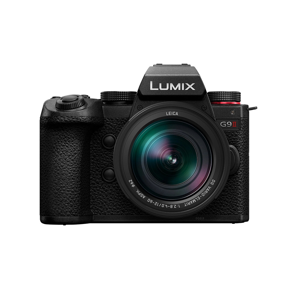 Panasonic Lumix DC-G9 II Camera + Leica 12-60mm Lens front angle