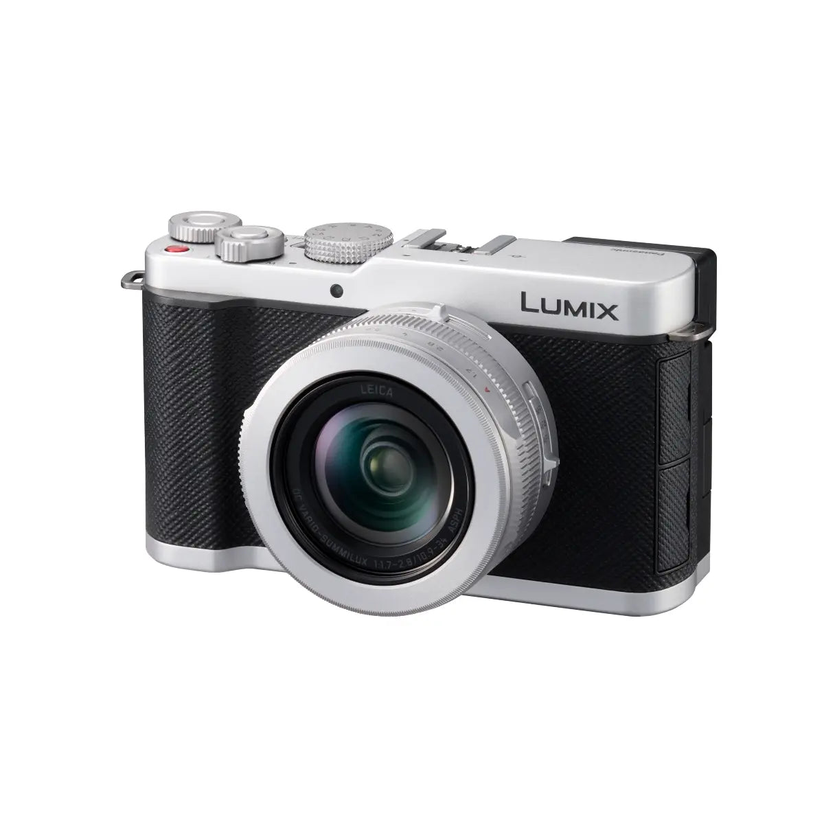 Panasonic Lumix camera on a white background