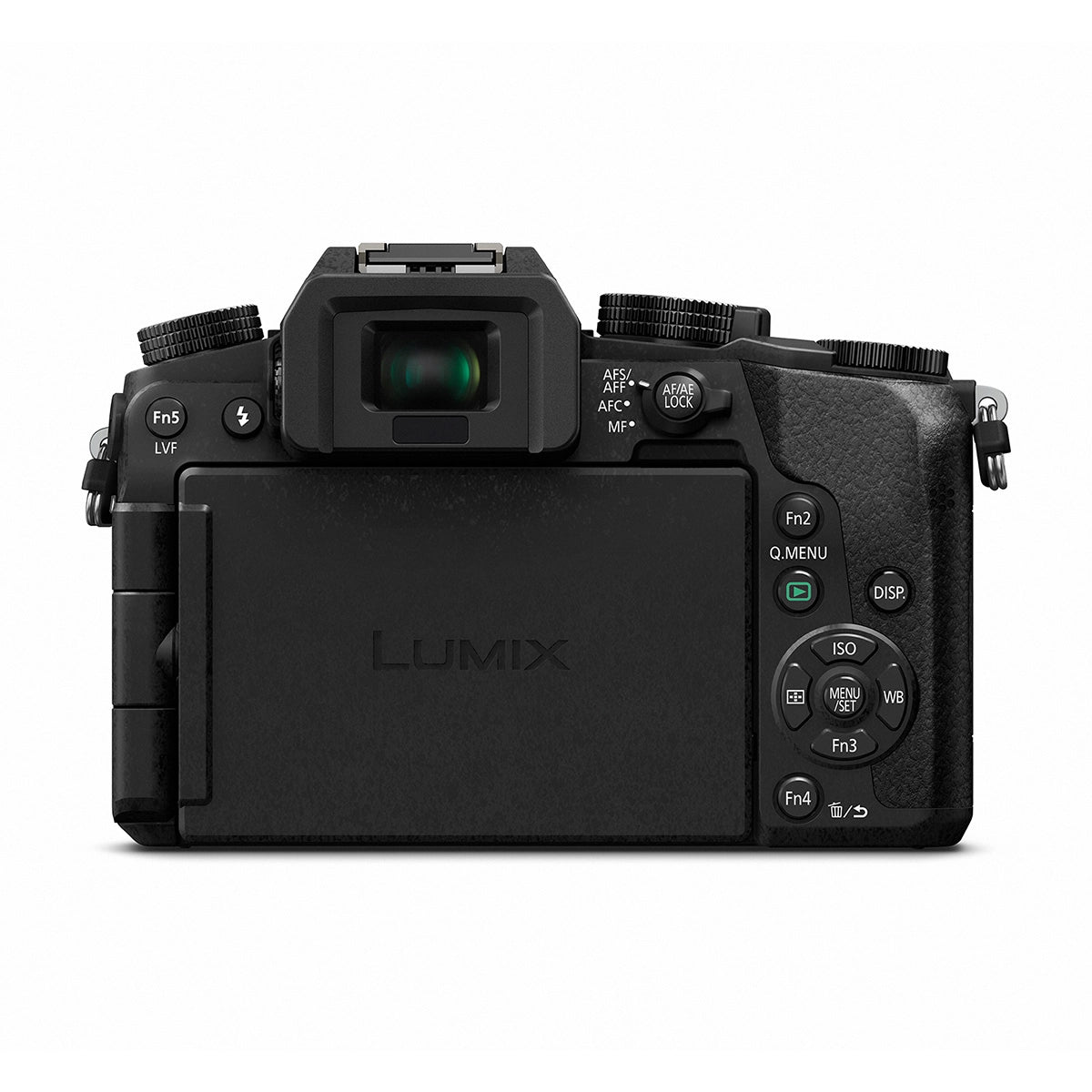 Panasonic Lumix DMC-G7K Camera with 14-42mm Lens Black back angle