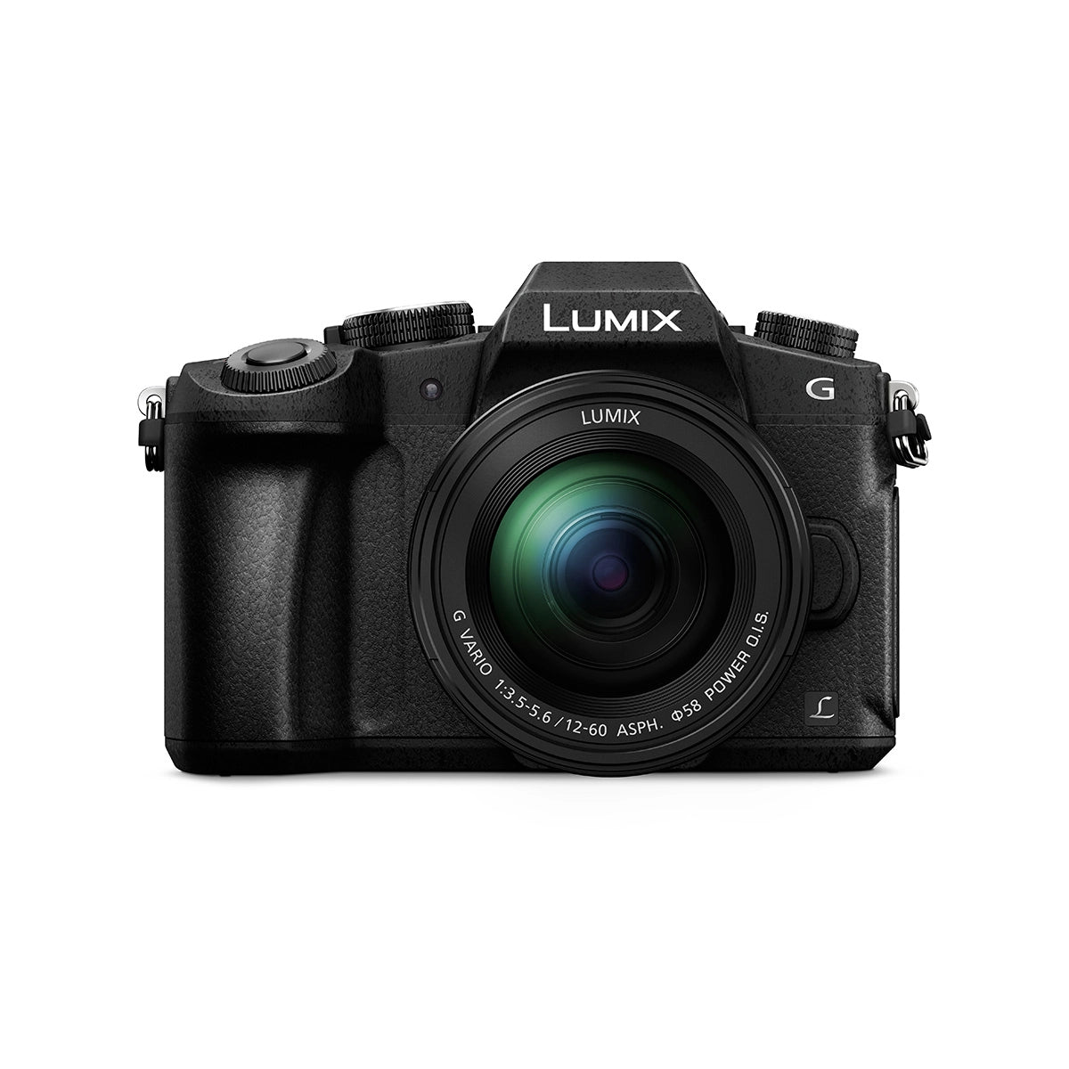 Panasonic Lumix G80 Compact System Camera With 12-60mm Lens – Black front angle 