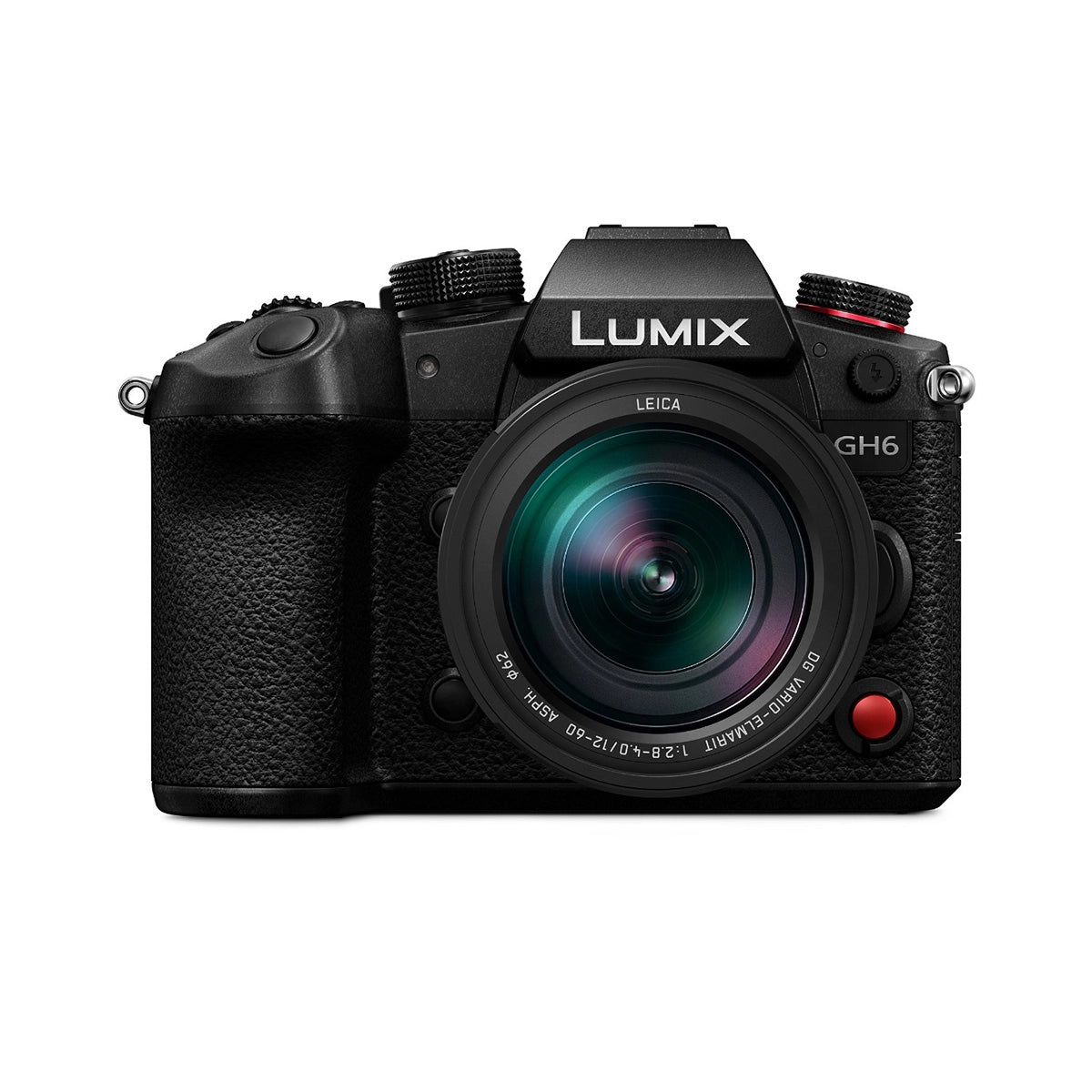 Panasonic Lumix GH6 Camera with Leica 12-60mm f2.8-f4 Lens Kit front angle