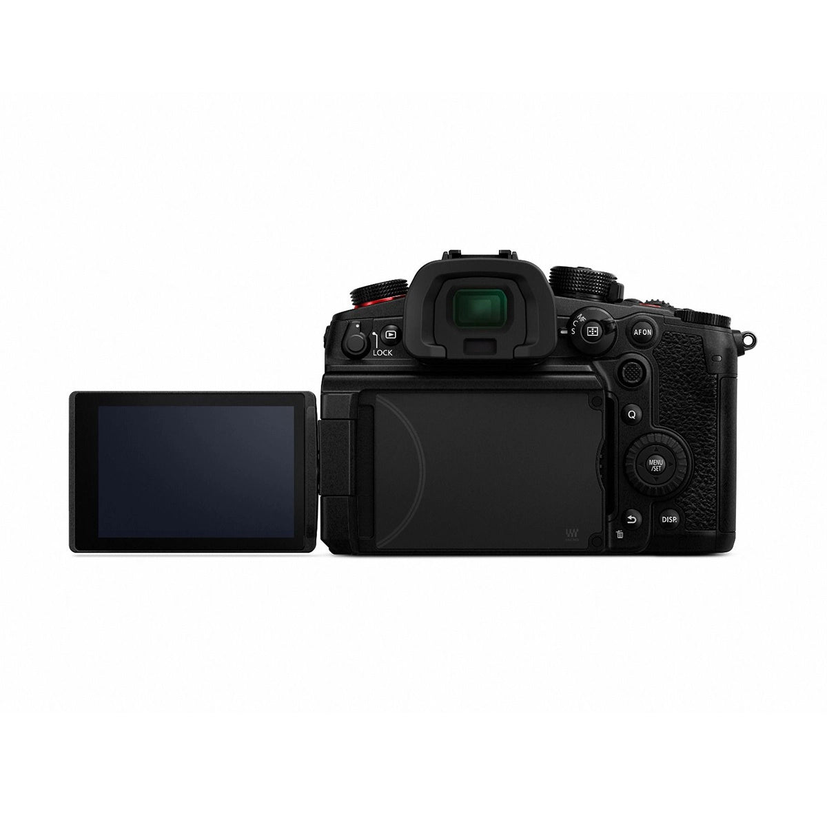 Panasonic Lumix GH6 Mirrorless Camera Body Only back angle with screen rotated