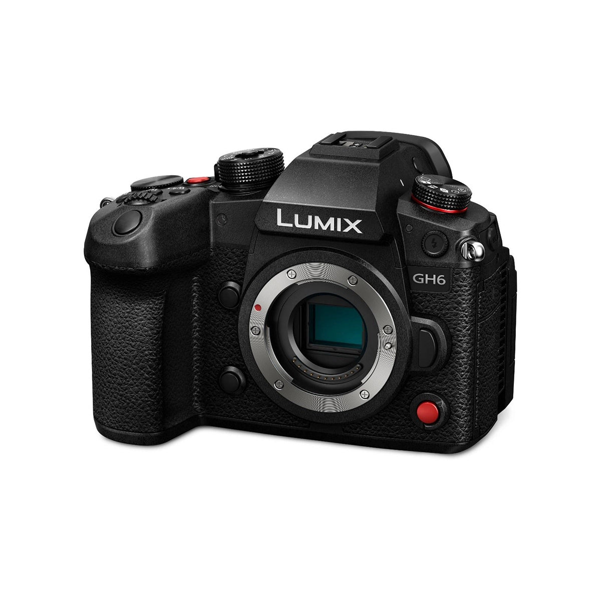 Panasonic Lumix GH6 Mirrorless Camera Body Only front angle 2