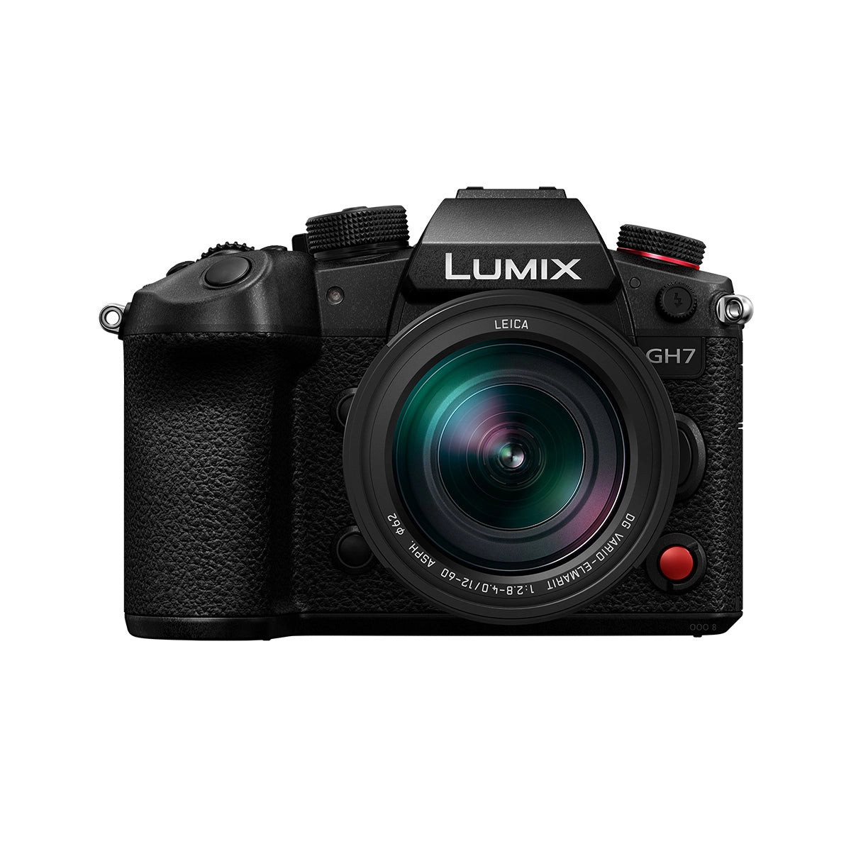 Panasonic Lumix GH7 Camera with 12-60mm Leica Lens Kit front angle