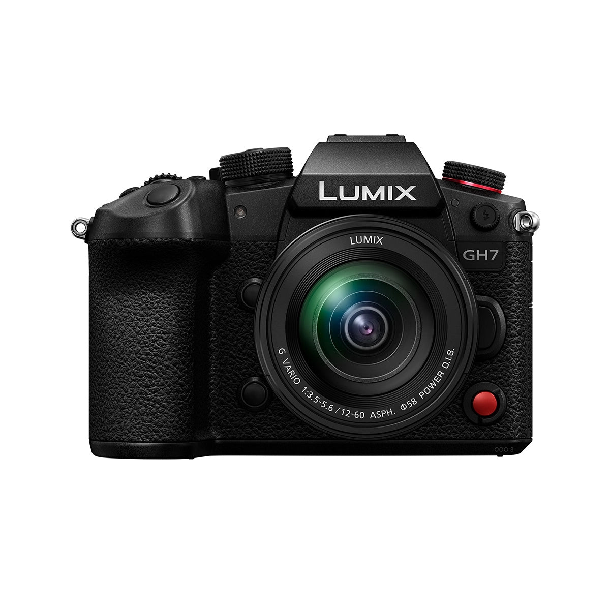 Panasonic Lumix GH7 Camera with 12-60mm Lens Kit front angle