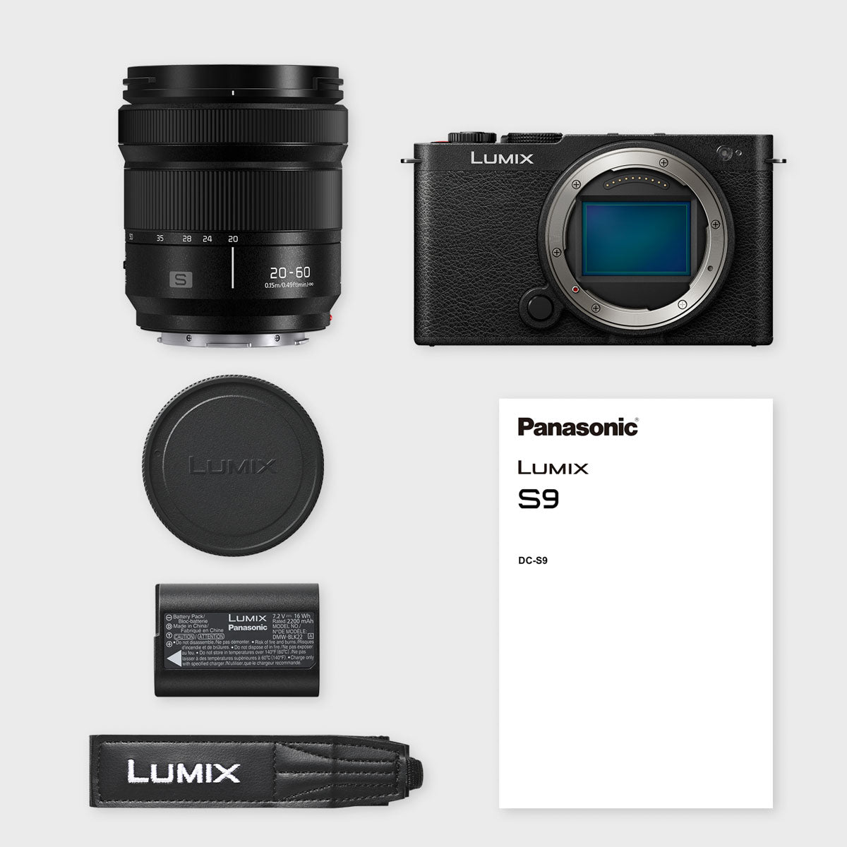 Panasonic Lumix S9 Camera with 20-60mm Lens Kit - Black
