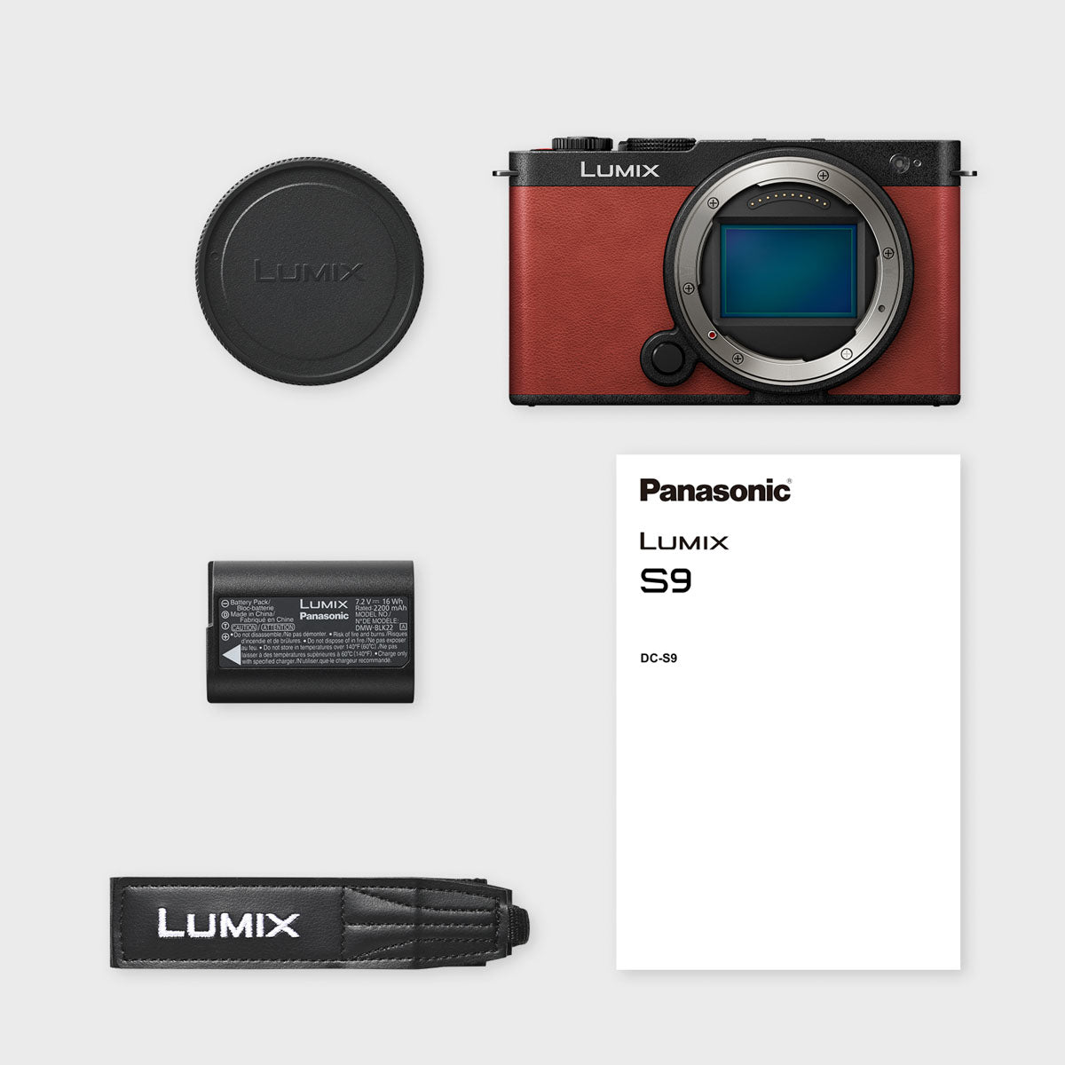 Panasonic Lumix S9 Body Only - Red