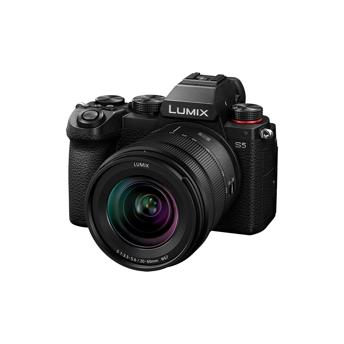 Panasonic Lumix S5 Digital Camera with 20-60mm Lens front angle 2