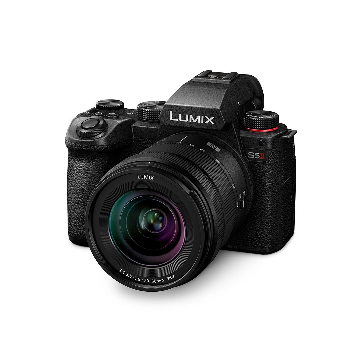 Panasonic Lumix S5II Camera with 20-60mm Lens Kit front angle 2