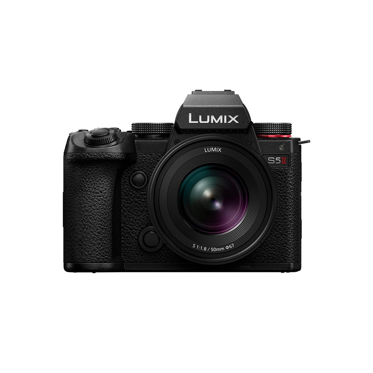 Panasonic Lumix S5II Camera with 20-60mm & 50mm Lens Kit front angle with 50mm