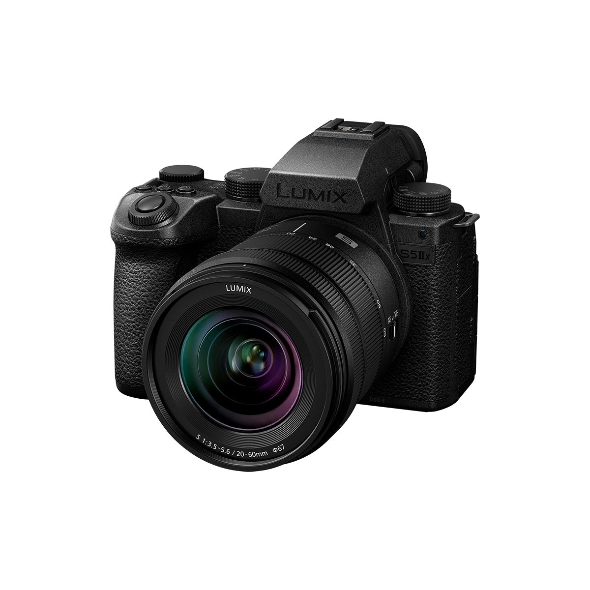 Panasonic Lumix S5IIX Camera with 20-60mm Lens Kit front angle 2