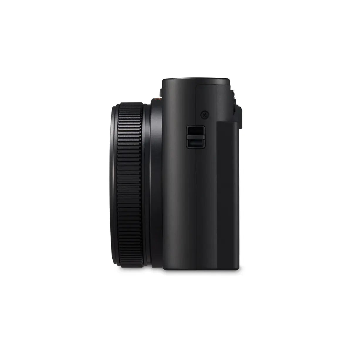 Black camera on a white background