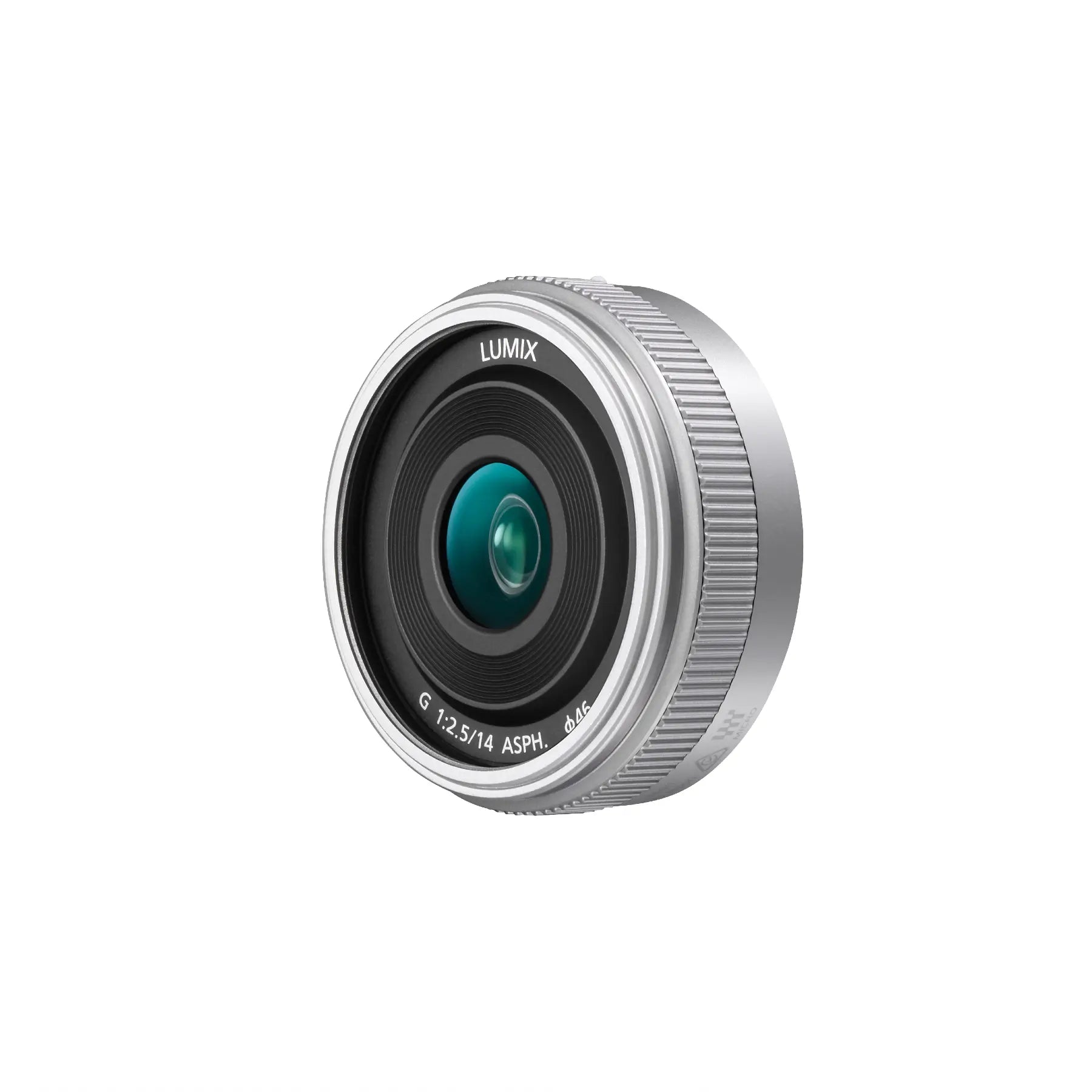 Panasonic 14mm f2.5 LUMIX G Pancake Lens Silver - Micro Four Thirds Fit