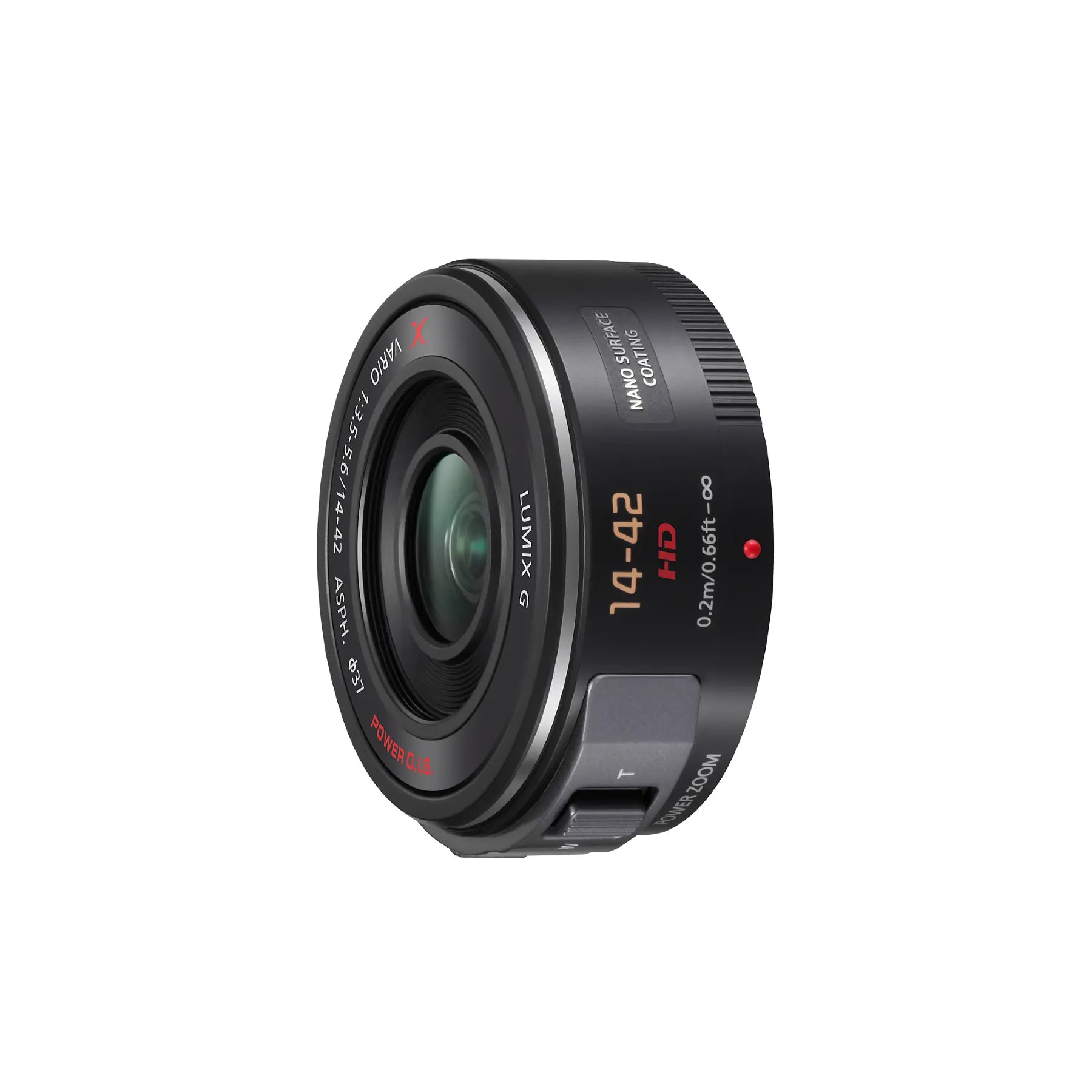 Panasonic Lumix G Vario PZ 14-42mm interchangable lens