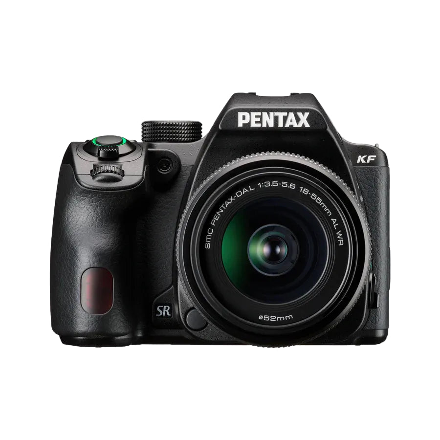 Pentax camera on a white background