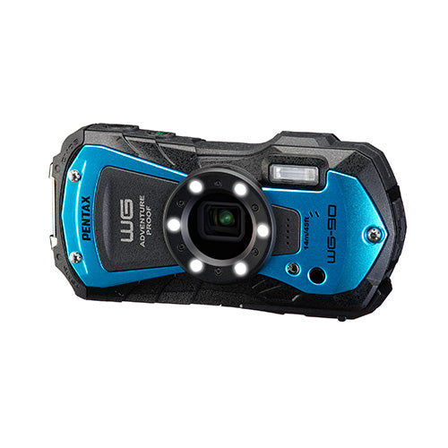 Pentax WG-90 Waterproof Tough Compact Camera - Blue