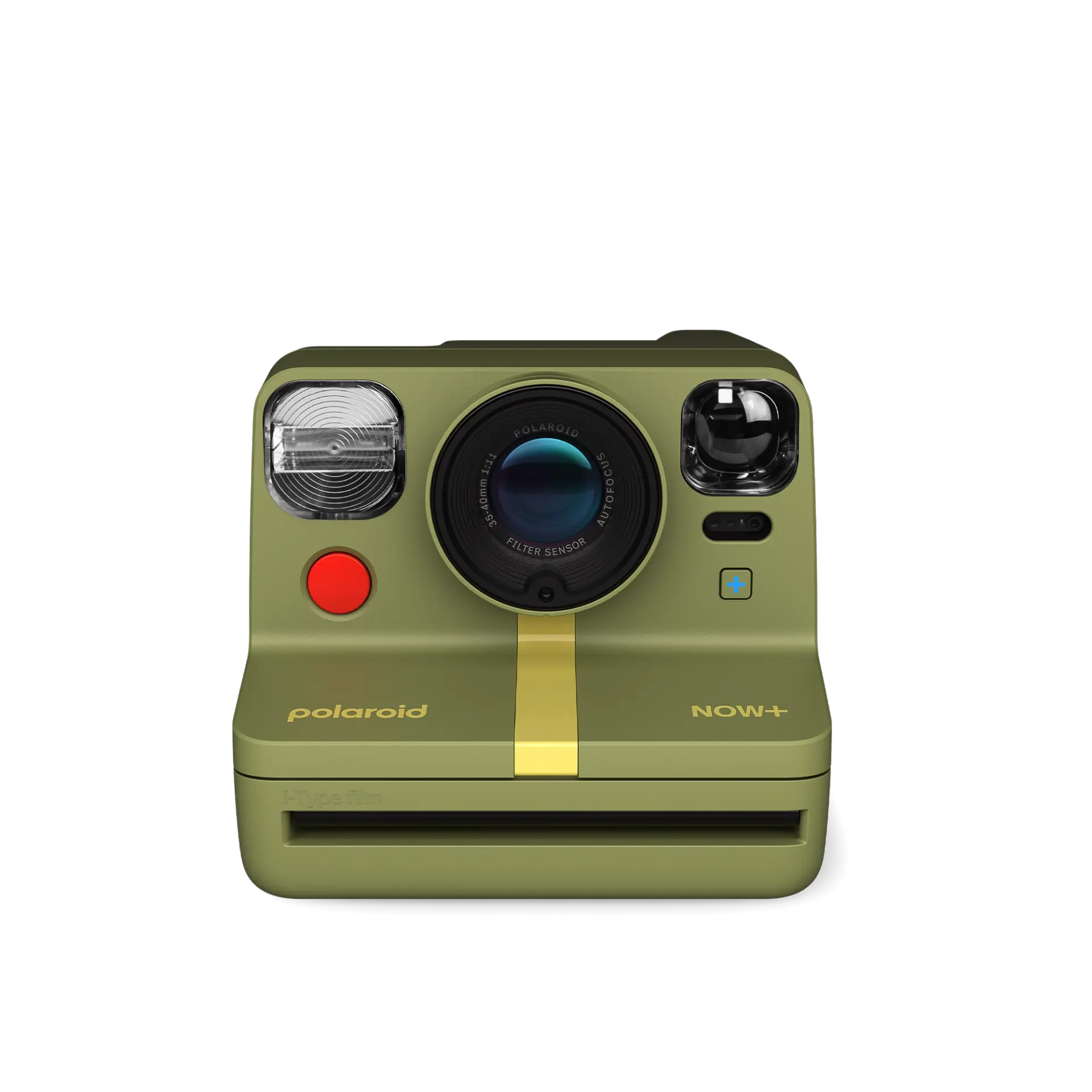 Polaroid Now+ Generation 2 i-Type Instant Camera + 5 Lens Filters - Forest Green